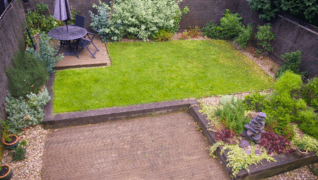 A low-maintenance garden